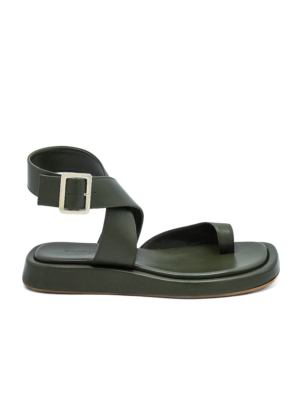 Gia Borghini X RHW Flat Toe Ring Wrap Sandal
